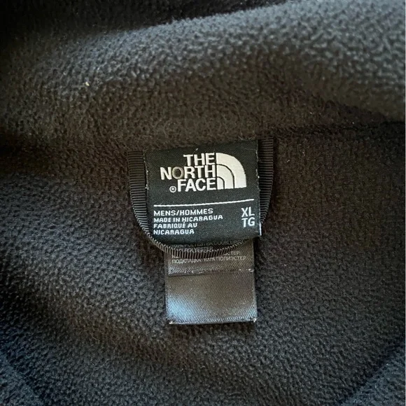 The North Face Men's Black Fleece Full Zip Jacket Size XL - Picture 4 of 5